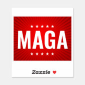 Trump Red Stars America Sticker (Sheet)