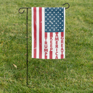 Trump Red White and Blue Flag Keep America Great