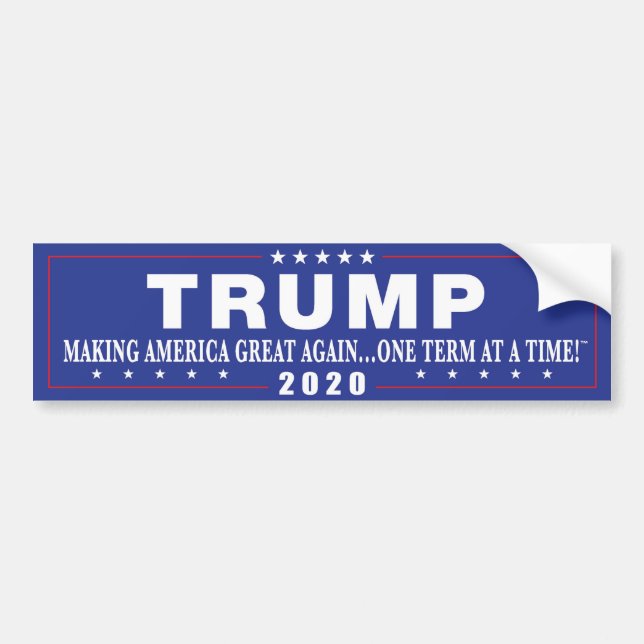 Trump Reelection Bumper Sticker (Front)