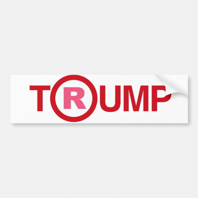 Trump Republican Bumper -.png Bumper Sticker (Front)