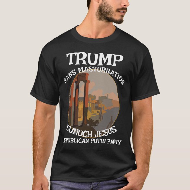 Trump Republican Caesar Nero Caligula Spartacus T-Shirt (Front)