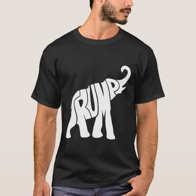 Trump Republican Elephant Shirt For Supporters  (Front)
