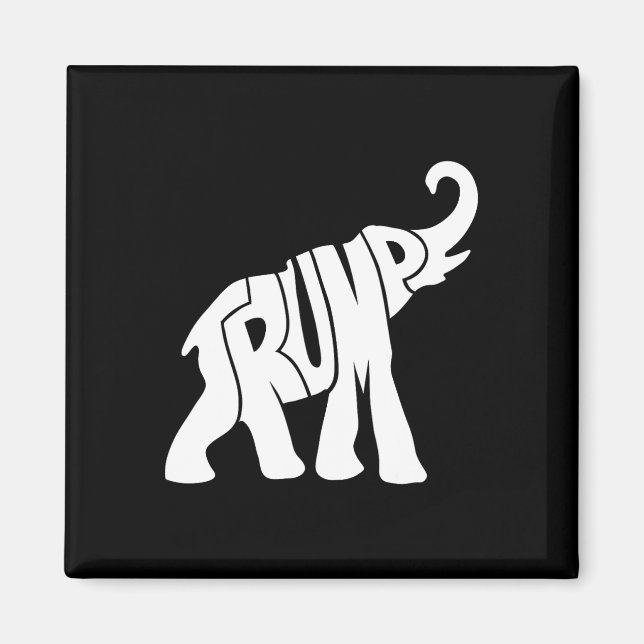 Trump Republican Elephant Shirt For Supporters  Magnet (Front)