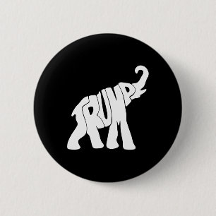 Trump Republican Elephant Trump Supporter Presiden Button