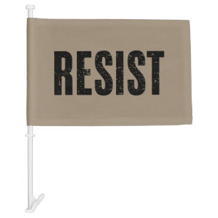 Trump Resist Trump Protest Anti Political Protest  Car Flag