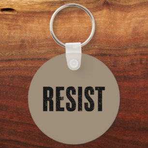 Trump Resist Trump Protest Anti Political Protest  Keychain
