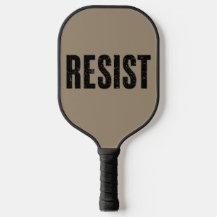 Trump Resist Trump Protest Anti Political Protest Pickleball Paddle