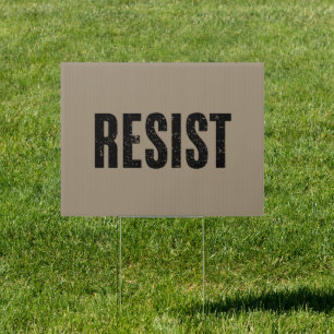 Trump Resist Trump Protest Anti Political Protest  Sign