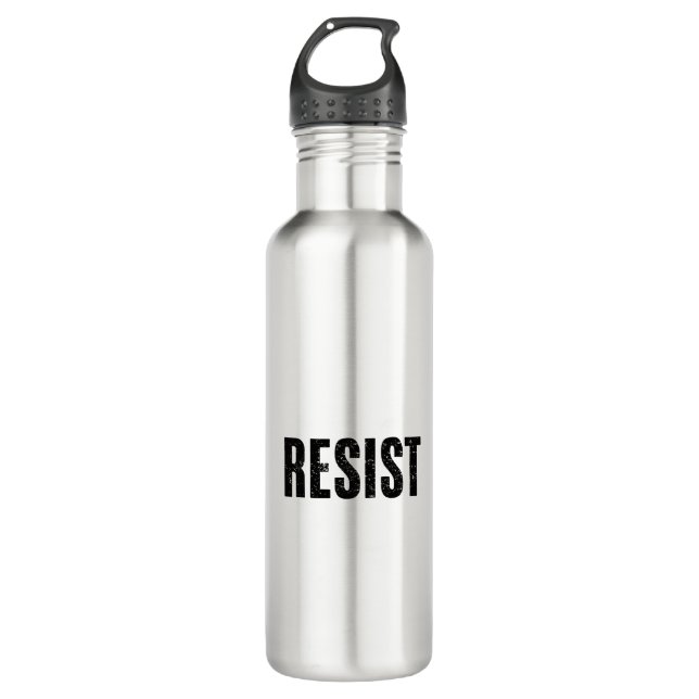 Trump Resist Trump Protest Anti Political Protest  Stainless Steel Water Bottle (Front)
