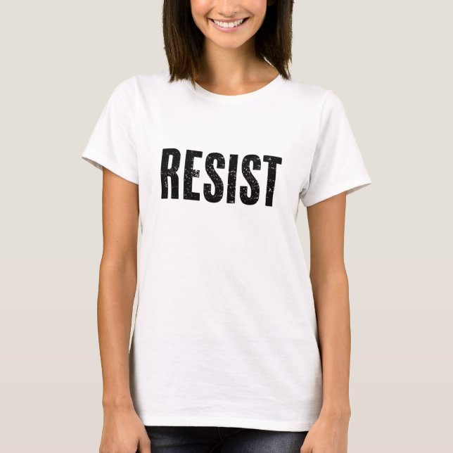 Trump Resist Trump Protest Anti Political Protest  T-Shirt (Front)