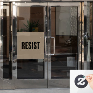 Trump Resist Trump Protest Anti Political Protest Window Cling