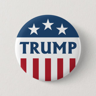 TRUMP Retro Campaign Design Stars & Stripes Flag Button