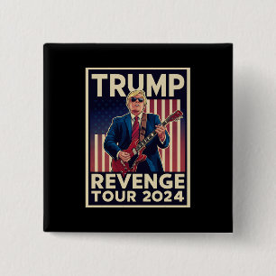 Trump Revenge Tour 2024 Political Election 2024 Button