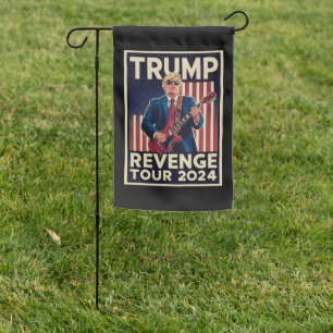Trump Revenge Tour 2024 Political Election 2024 Garden Flag
