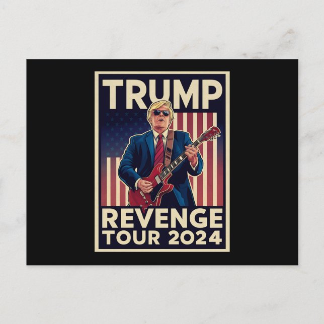 Trump Revenge Tour 2024 Political Election 2024 Postcard (Front)
