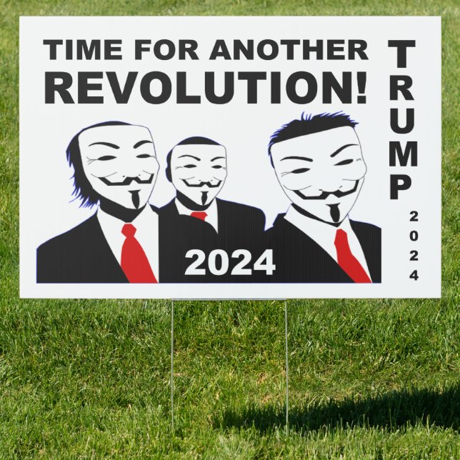Trump Revolution 2024 Sign (Insitu)