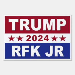 Trump RFK JR KENNEDY Yard Sign (large)