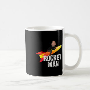 Trump Rocket Man Kim Jong Un North Korea Funny Coffee Mug