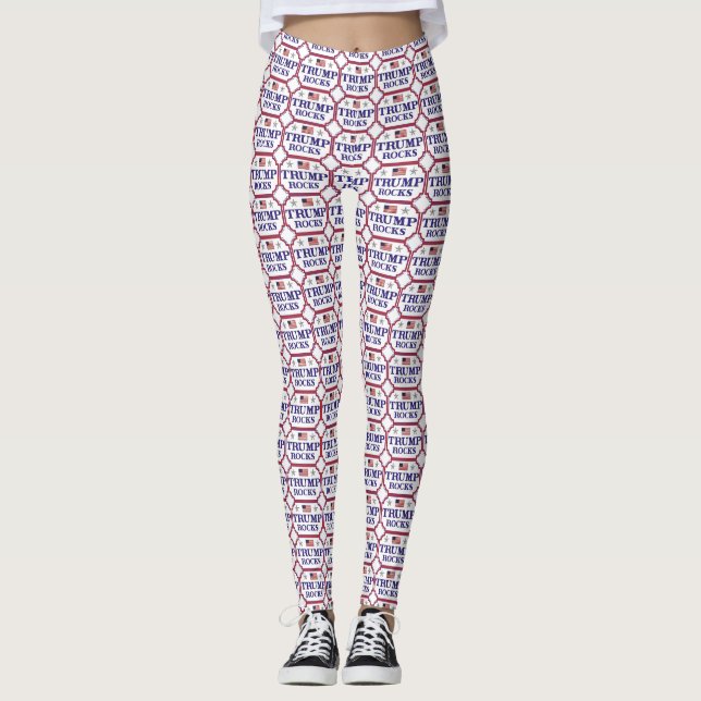 Trump Rocks Leggings (Front)