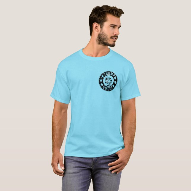 Trump Rocks Men's Short Sleeve T-Shirt (Front Full)