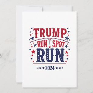 Trump Run Spot Run Funny Election Debate Invitation