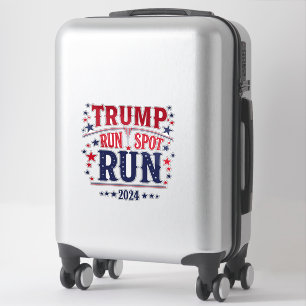 Trump Run Spot Run Funny Election Debate Sticker
