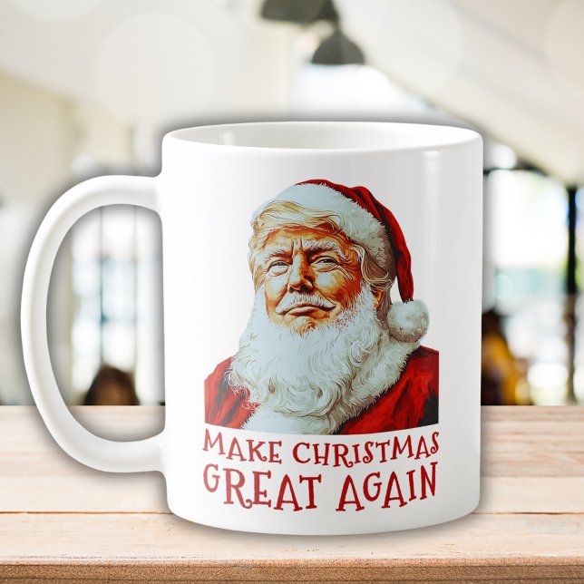 Trump Santa Claus | Make Christmas Great Again Coffee Mug (Creator Uploaded)