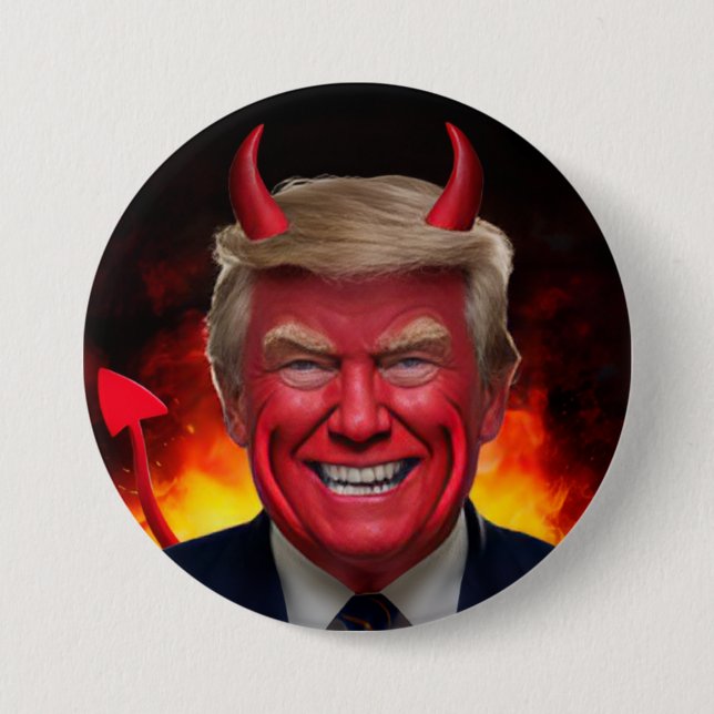 Trump Satan Button (Front)