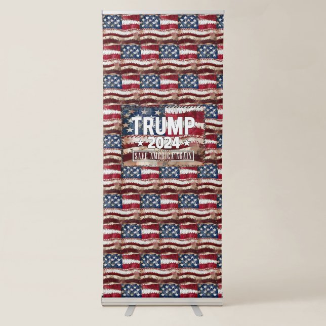 Trump! save America again. Retractable Banner (Front)