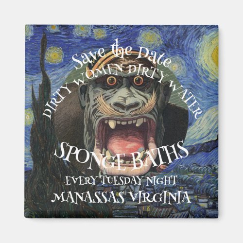 Trump SAVE THE DATE DIRTY WOMEN SPONGE BATHS