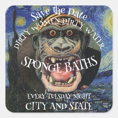TRUMP SAVE THE DATE DIRTY WOMEN SPONGE BATHS