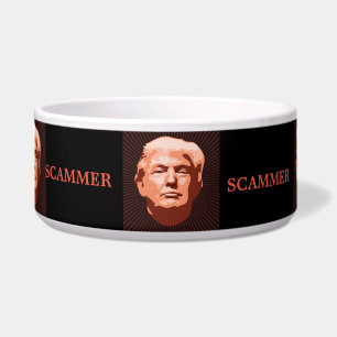 Trump Scammer Pet Bowl