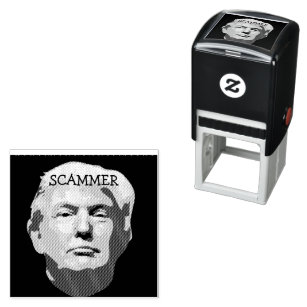 Trump Scammer Self-Inking Stamp