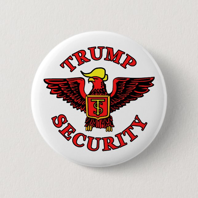Trump Security Button (Front)