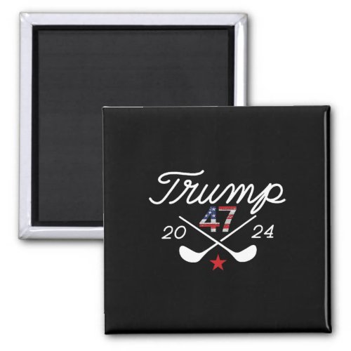 Trump Shirt Funny Golf Trump 47 2024  Magnet