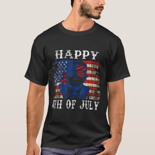 Trump Shirts Happy 4th Of July American Flag Men W