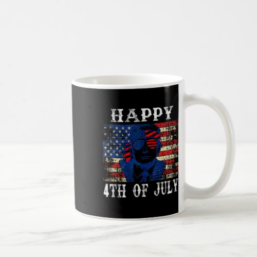 Trump Shirts Happy 4th Of July American Flag Men W Coffee Mug