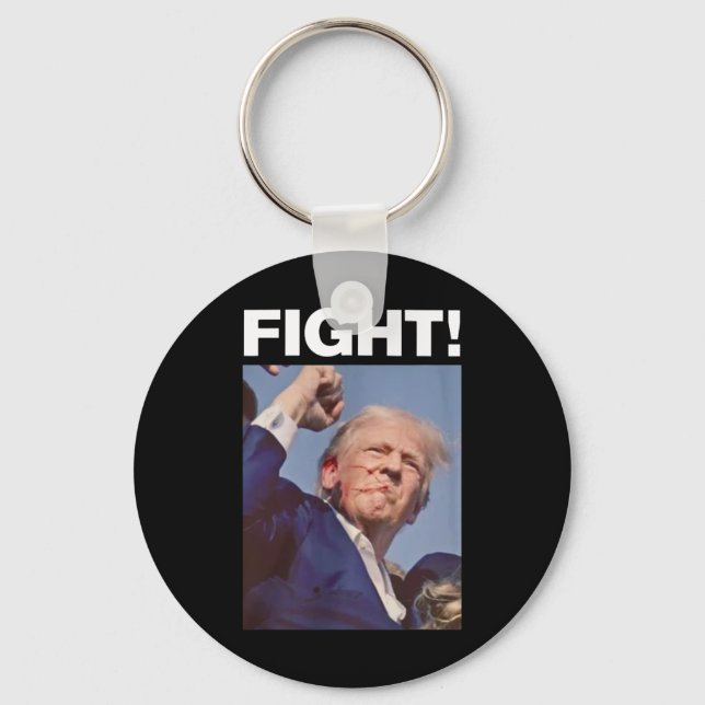 Trump Shot 2024  Keychain (Front)