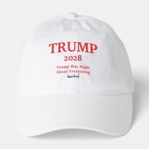 Trump Signature 2028 Personalized name Hat