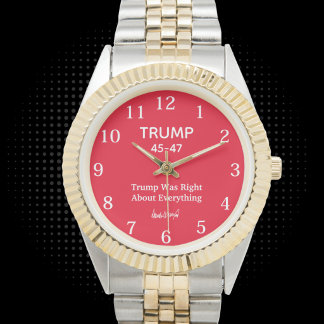 Trump Signature 45-47 Personalized name Watch