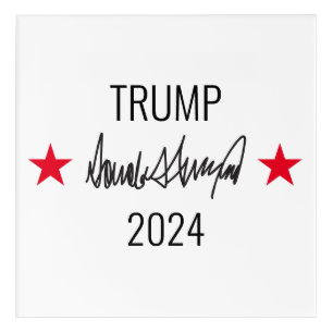 Trump Signature Acrylic Print