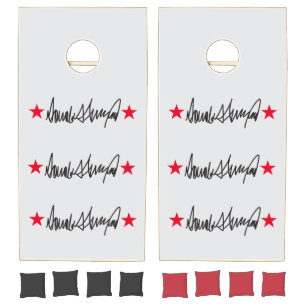 Trump Signature Cornhole Set