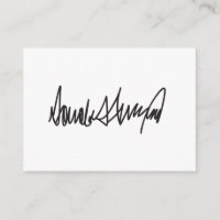Trump Signature