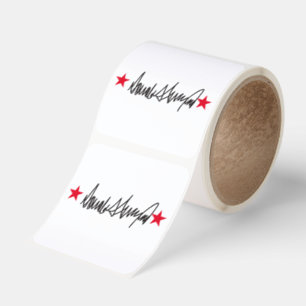 Trump Signature Gift  Square Sticker
