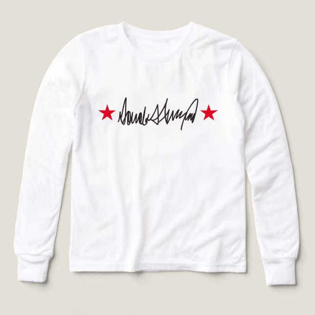 Trump Signature Gift Tri-Blend Shirts (Design Front)