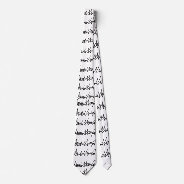 Trump Signature  Neck Tie (Front)