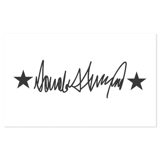 Trump Signature  Self-inking Stamp (Design)