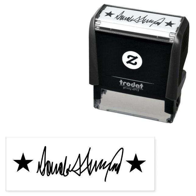Trump Signature  Self-inking Stamp (In Situ)