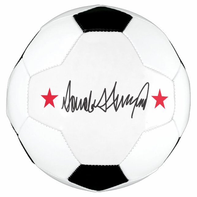 Trump Signature  Soccer Ball (Front)