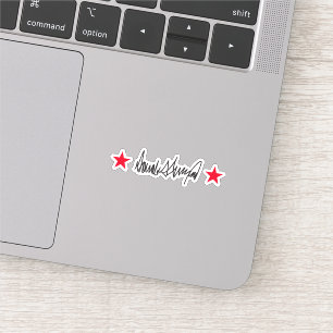 Trump Signature Sticker